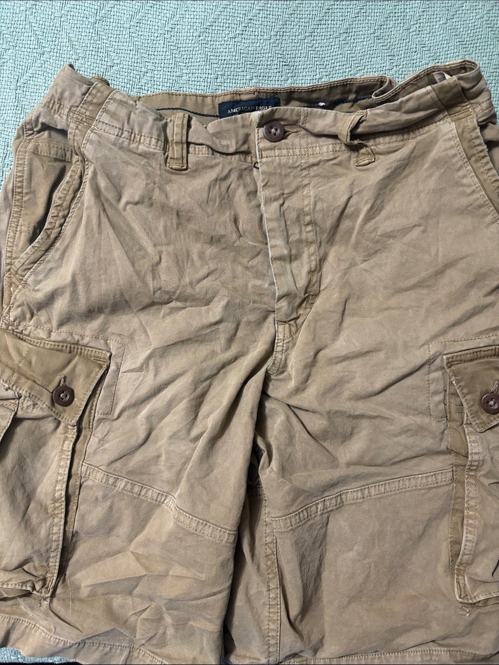 American Eagle Outfitters Men's Tan Cargo Shorts